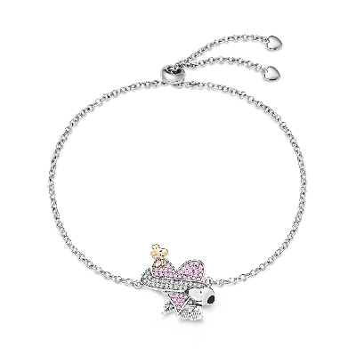 Snoopy Woodstock Heart Bracelet