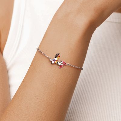 Snoopy Skateboarding Bracelet