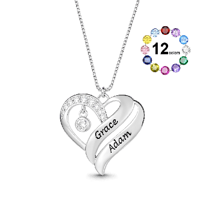 Engravable Heart Necklace