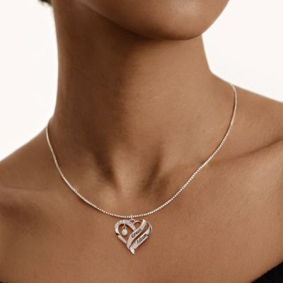 Engravable Heart Necklace