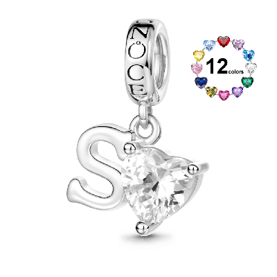 Initial Birthstone Pendant