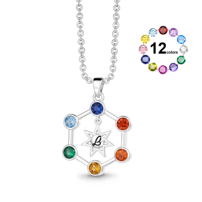 Custom Hexagram Necklace