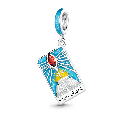 Hierophant Tarot Pendant