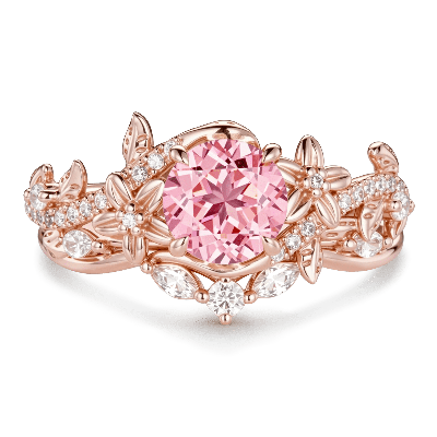 Flower & Vine Ring Set