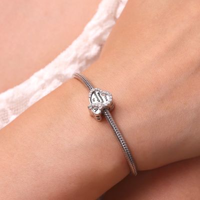 Mom Heart Photo Charm