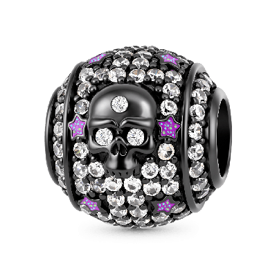 Star Skull Charm