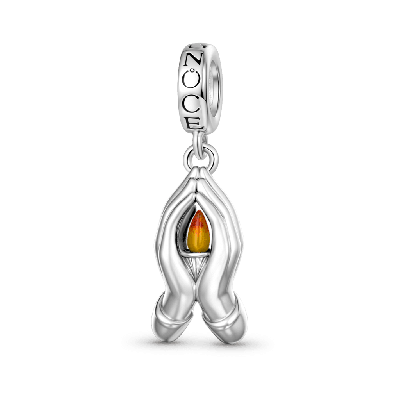 Holding Fire In Both Hands Pendant