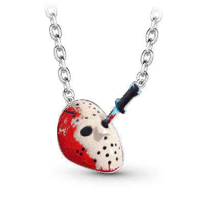 Jason Voorhees Hockey Mask Necklace