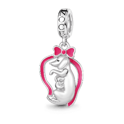 Mother Dog & Puppy Charm