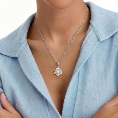 Hexagon Star Engravable Charm