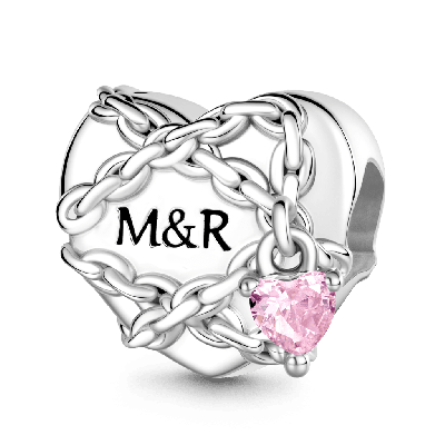 Chains of Love Heart Charm