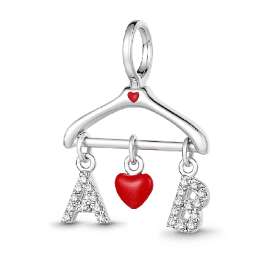 Clothes Rack  Customized Initial Charm