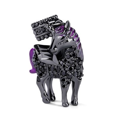 Black Unicorn Pendant