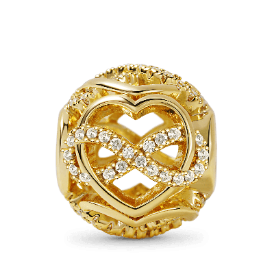 Infinite & Heart Charm